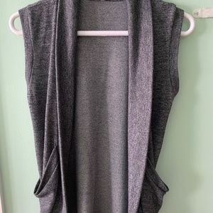 Gray cardigan